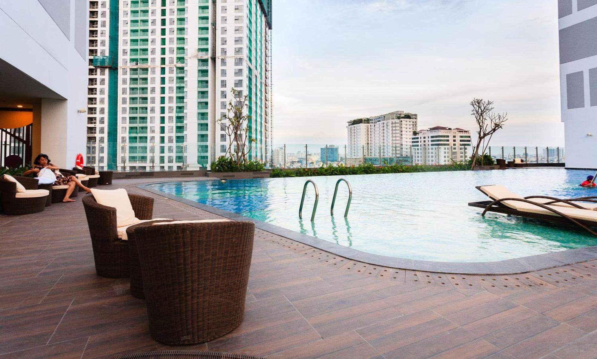 Aloha Cbd Apartment - Rivergate Tower Ho Chi Minh-staden Exteriör bild