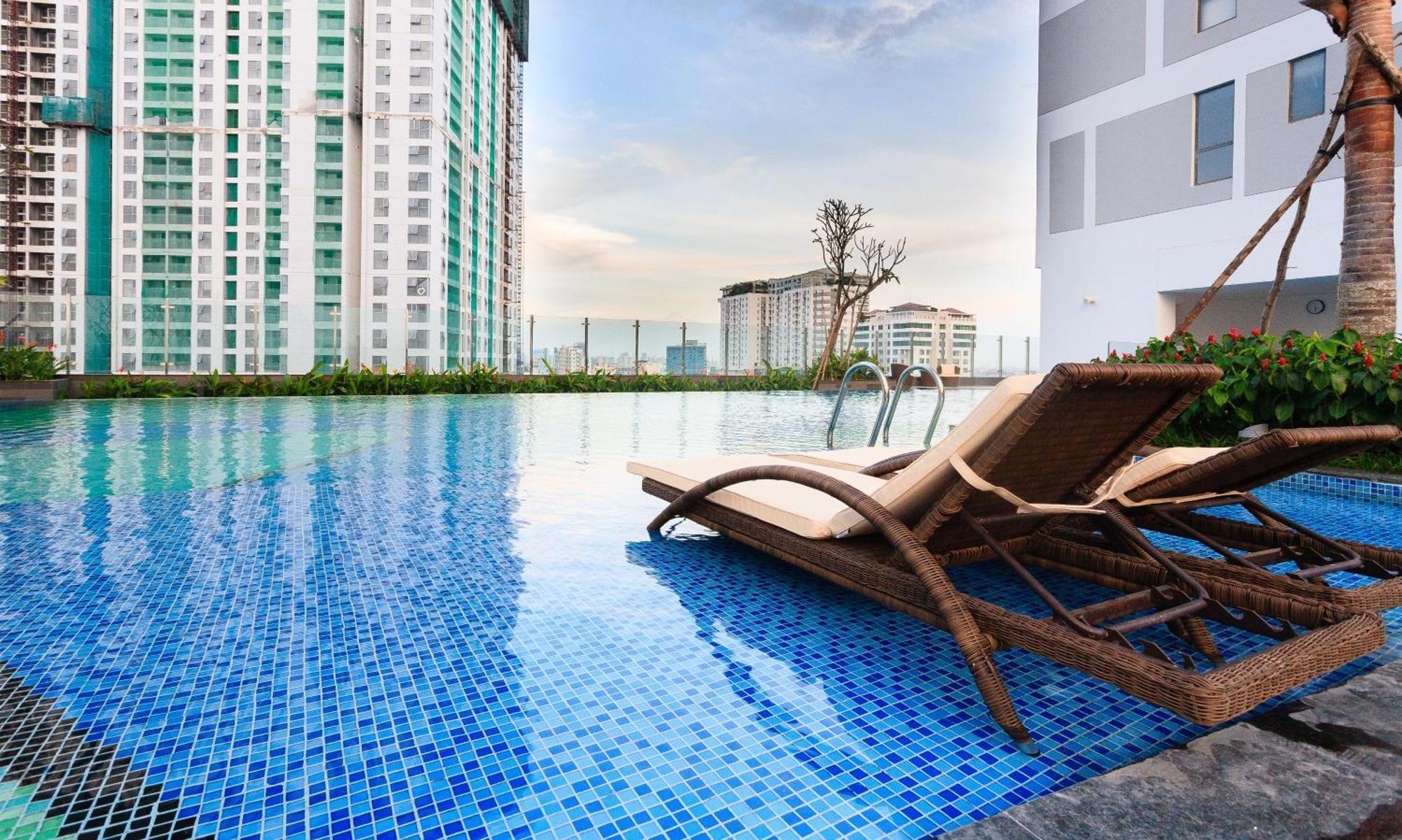 Aloha Cbd Apartment - Rivergate Tower Ho Chi Minh-staden Exteriör bild